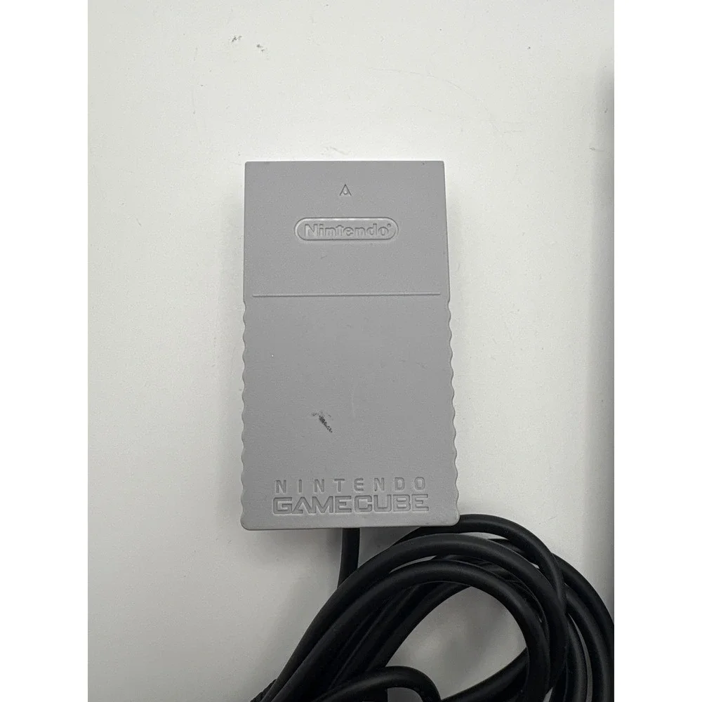 Nintendo GameCube Microphone DOL-022 Grey Wired Accessory Mario Party 6 7 OEM